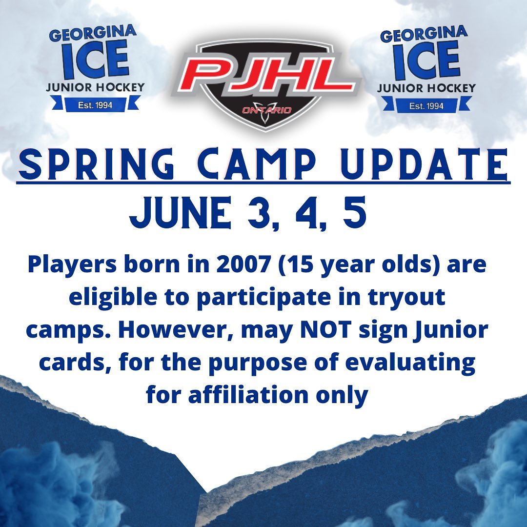 🚨Camp update, news from the PJHL🚨 #hockey #hockeytryout #tryout