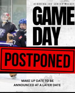 ICE FANS! Tonight’s road game is postponed - let’s go blue jays!