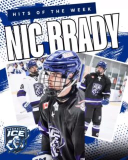 Hits of the week! This week we feature defenceman Nic Brady #rollice @nicbrady5