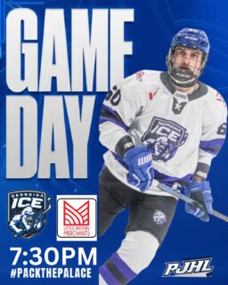 🚨🥶 Ice Gameday! 🚨🥶 Your Georgina Ice are back on home Ice 7:30PM  puckdrop to face off against the little Britain Merchants! #goicego