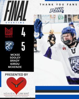 🚨🥶 Ice win! 🥶🚨 5-4 is your final - Carson McKenzie scores in overtime #rollice