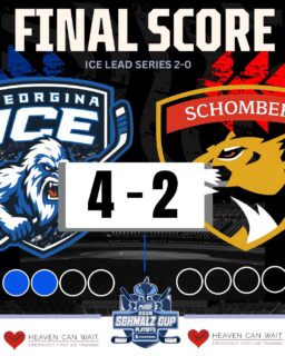 🥶🚨 Ice win 4-2 🥶🚨 Georgina now leads the series 2-0 #playoffs #rollice #goicego